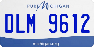 MI license plate DLM9612