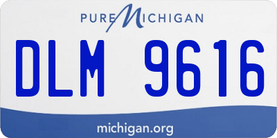 MI license plate DLM9616