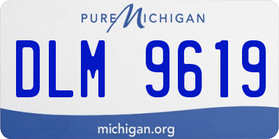 MI license plate DLM9619