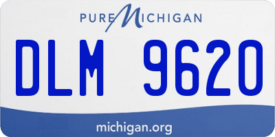 MI license plate DLM9620