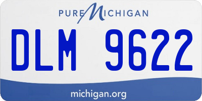 MI license plate DLM9622