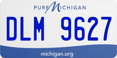 MI license plate DLM9627