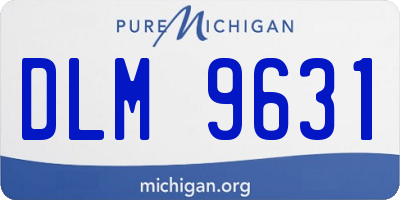 MI license plate DLM9631
