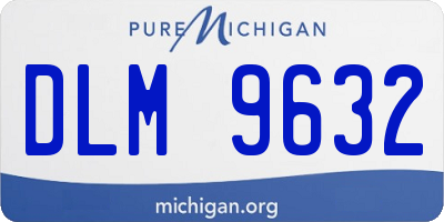 MI license plate DLM9632