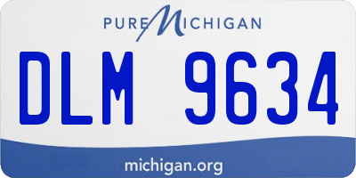 MI license plate DLM9634