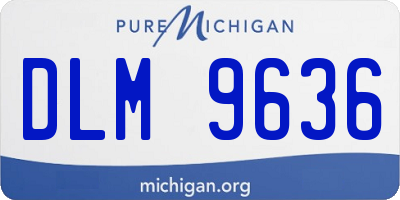 MI license plate DLM9636