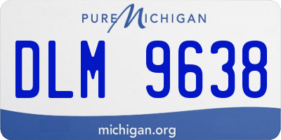 MI license plate DLM9638