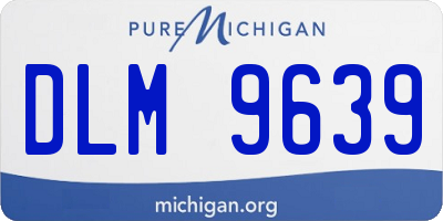 MI license plate DLM9639