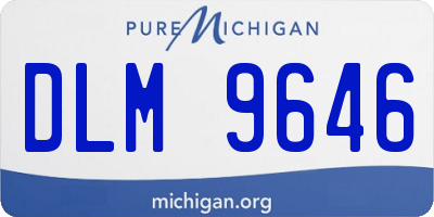 MI license plate DLM9646