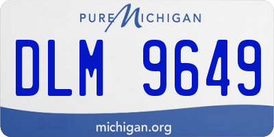 MI license plate DLM9649