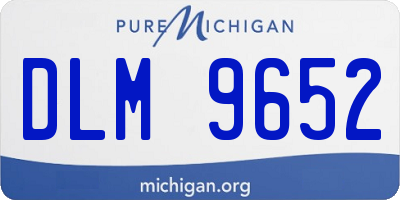 MI license plate DLM9652