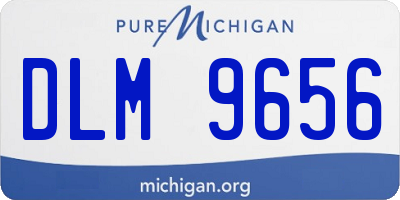 MI license plate DLM9656