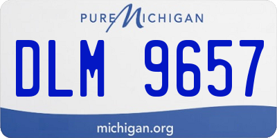 MI license plate DLM9657