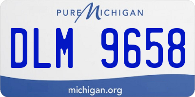 MI license plate DLM9658