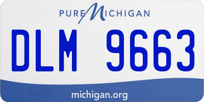 MI license plate DLM9663
