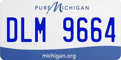 MI license plate DLM9664