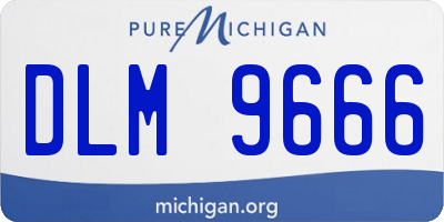 MI license plate DLM9666