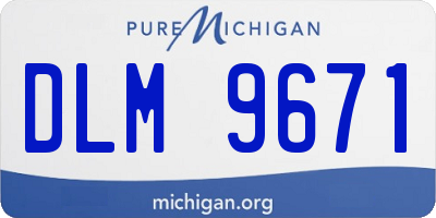 MI license plate DLM9671
