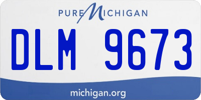 MI license plate DLM9673