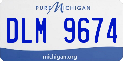 MI license plate DLM9674