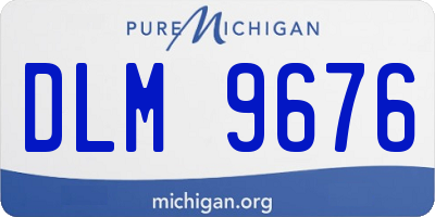MI license plate DLM9676