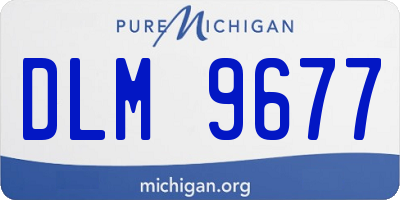 MI license plate DLM9677