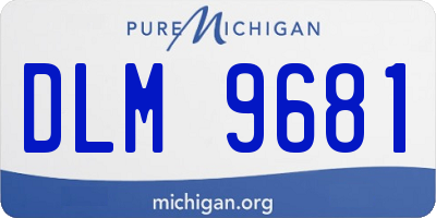 MI license plate DLM9681