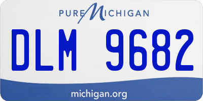 MI license plate DLM9682