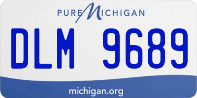 MI license plate DLM9689