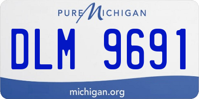 MI license plate DLM9691