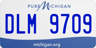 MI license plate DLM9709