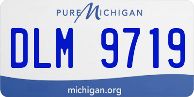 MI license plate DLM9719