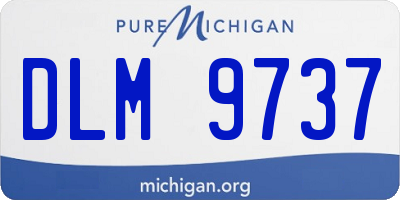 MI license plate DLM9737