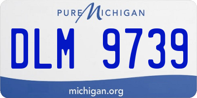 MI license plate DLM9739