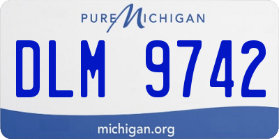 MI license plate DLM9742