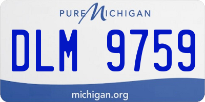MI license plate DLM9759