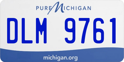 MI license plate DLM9761