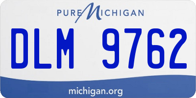 MI license plate DLM9762