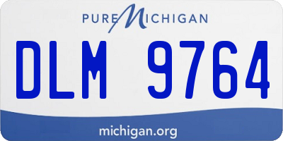 MI license plate DLM9764