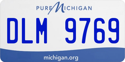 MI license plate DLM9769