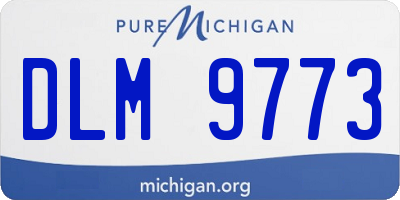 MI license plate DLM9773