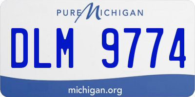 MI license plate DLM9774