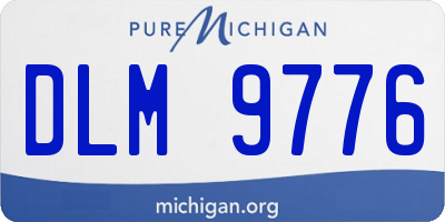 MI license plate DLM9776