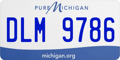 MI license plate DLM9786