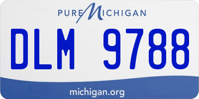 MI license plate DLM9788