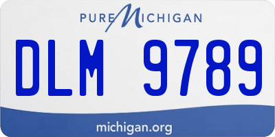 MI license plate DLM9789