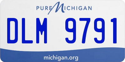 MI license plate DLM9791