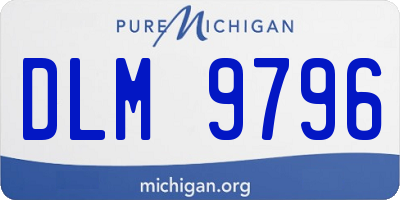 MI license plate DLM9796