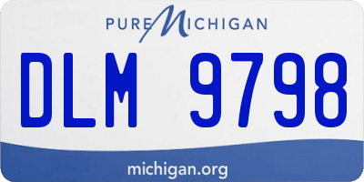 MI license plate DLM9798