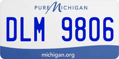 MI license plate DLM9806